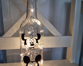 Minnie Mouse and Mickey Mouse Light Bottle