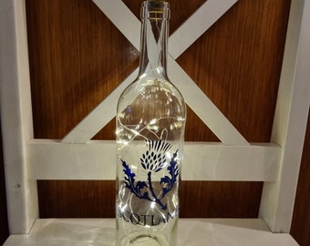 Scotland Thistle Light Bottle