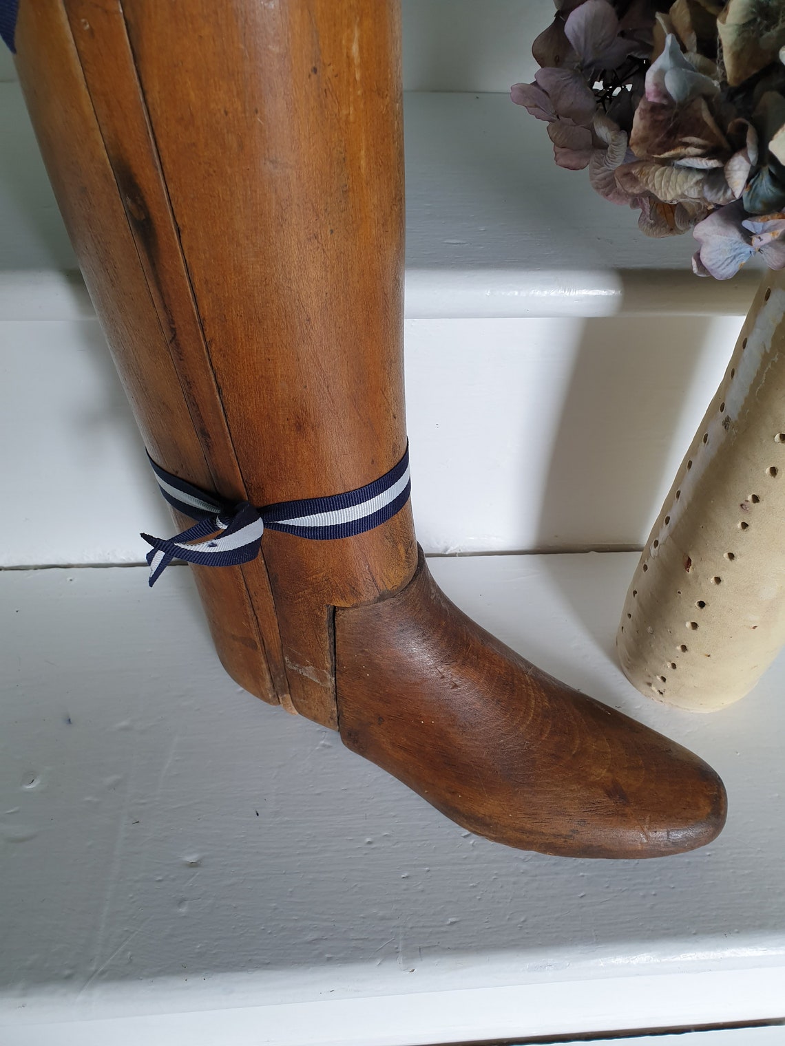antique wooden boot stretcher