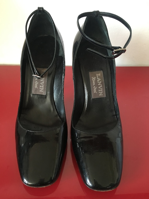LANVIN shoes/ patent leather shoes