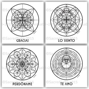Unico Ho'oponopono Sagrado oración para imprimir.