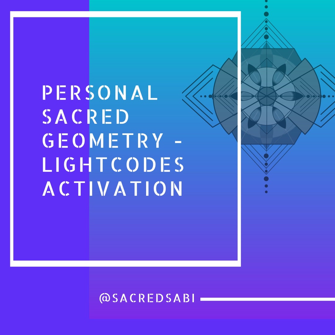 Sacred Geometry to Connect With Your Essence- Light Code Activation - Etsy