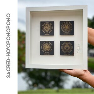 Hoponopono mini framed prayer