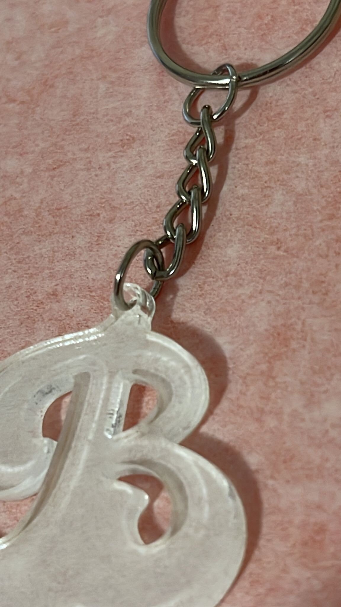 Retro Keychain Svg, Letter Keychain Svg SVG Cut File, Laser Cut File