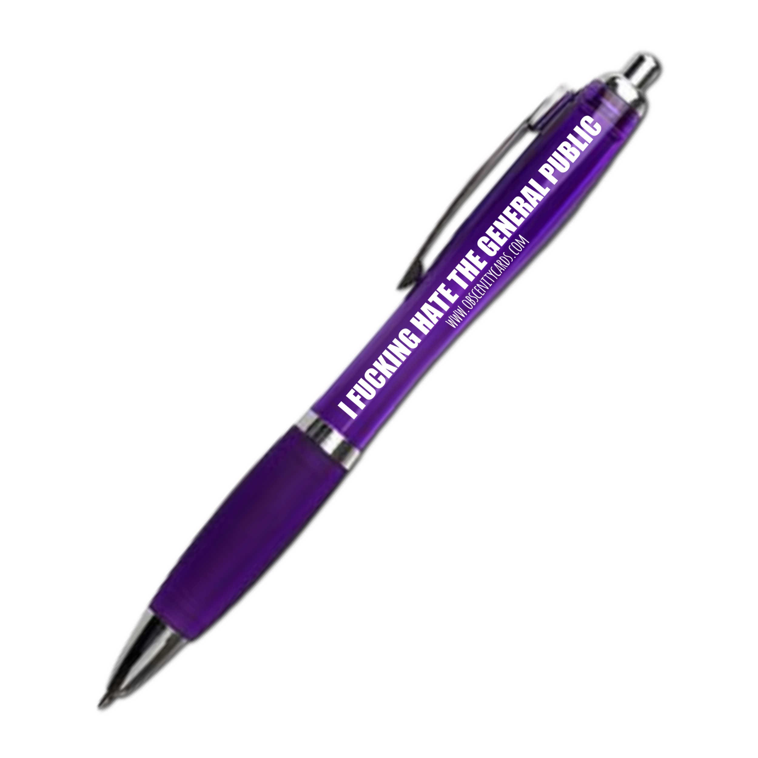 Funny Pens - Rude Cheeky Novelty Office Stationary Secret Santa Sweary Pen  Fun