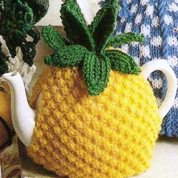 Vintage Pattern Retro Pineapple Tea Cosy PDF Download