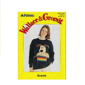 Vintage Pattern Shaun the Sheep and Gromit from Wallace and Gromit Jumpers PDF Download image 3