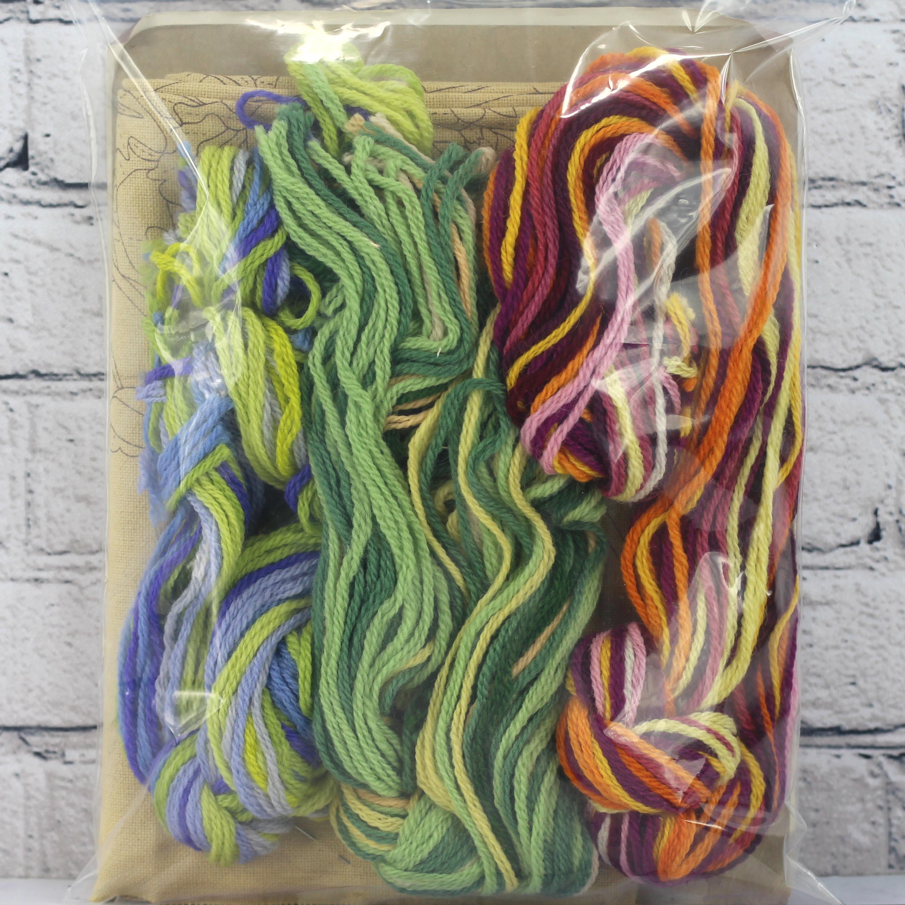 Kit Broderie Erica Wilson – Spring Song Crewel, Neuf, Columbia Minerva