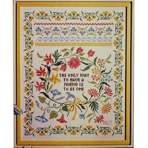 Antique Sampler Kit Stamped - Etsy