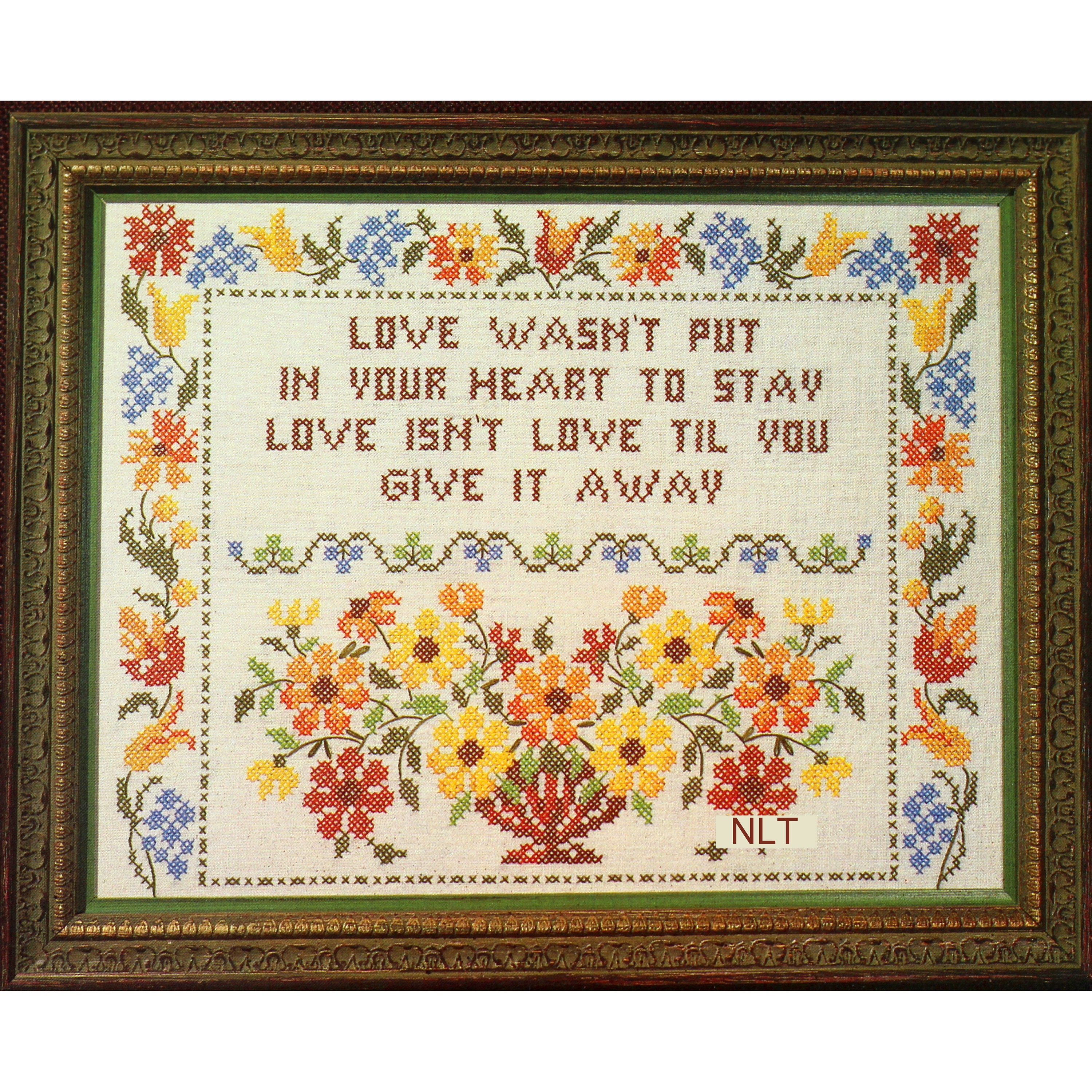 Antique Sampler Kit Stamped - Etsy