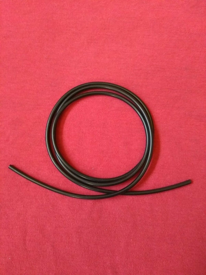 Conductive Rubber Tubing 5mm OD / DIY / estim / Electrastim/ Etsy