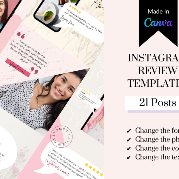 Instagram Review Templates