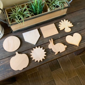3 &quot;UNFINISHED CUTOUTS für Welcome to Our Home Schild|| Handgemachtes Schild|| Austauschbares Schild|| Urlaubsschild|| Sportschild||