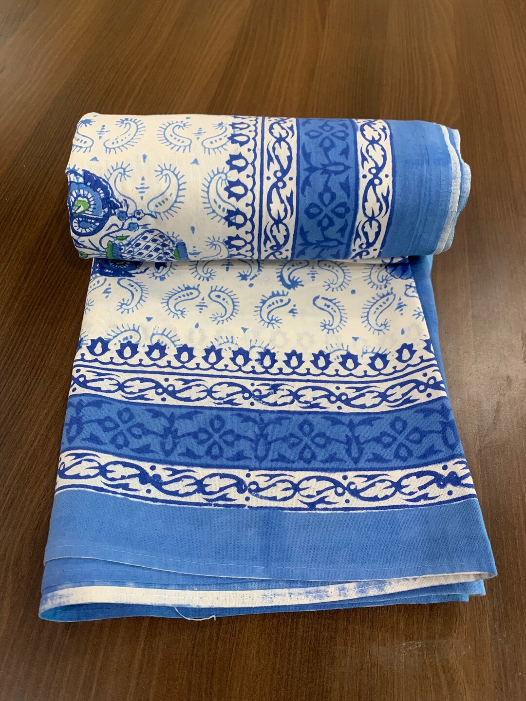 Indian Hand Block Print Bed Sheet/double Cotton Bed Etsy