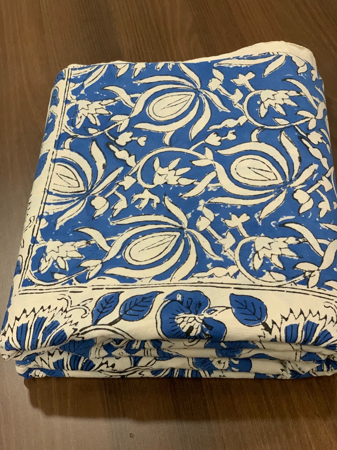 Indian Hand Block Print Bed Sheet/double Cotton Bed Sheet/floral Bed ...