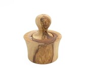 Wooden Mortar and Pestle Set 10cm(3.93inch), Spice Grinder, Farmhouse Kitchen Decor
