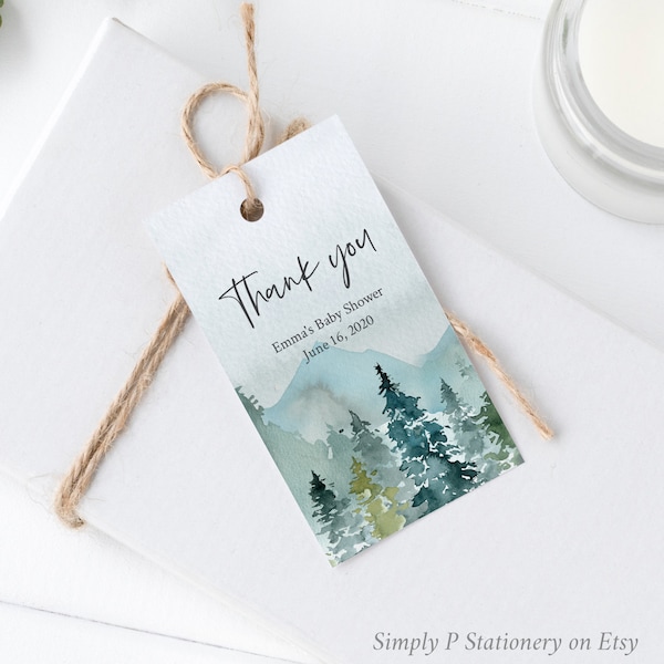 Rustic Favor Tags - Etsy