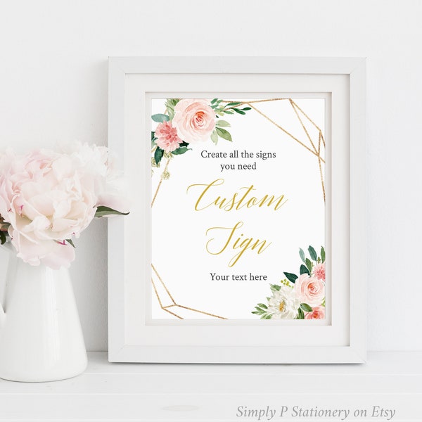 Gold and Blush - Etsy