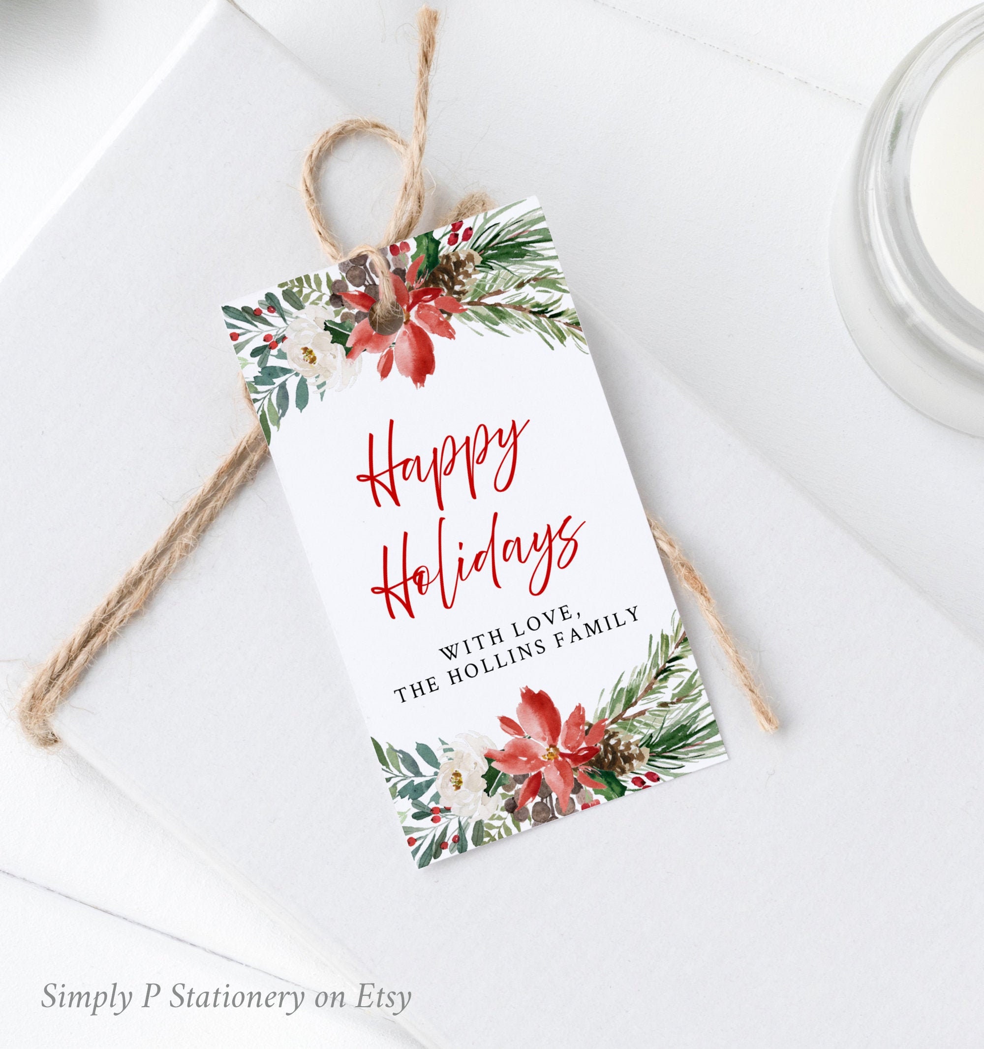Editable Happy Holidays Gift Tag Christmas Labels Template Etsy editable-happy-holidays-gift-tag-christmas-labels-template-etsy