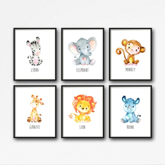 It's just a graphic of Printable Jungle Animals with cute This is a graphic of Printable Jungle Animals with cute
