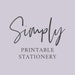 Simplypstationery store logo