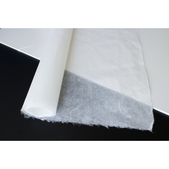 Korean Traditional Handmade Paper HanJi PH Neutral Thinnest HanJi White 29.5" x 57.1" (75 x 145 Cm) Soonjeoji NA00095 [ 5Pcs ]