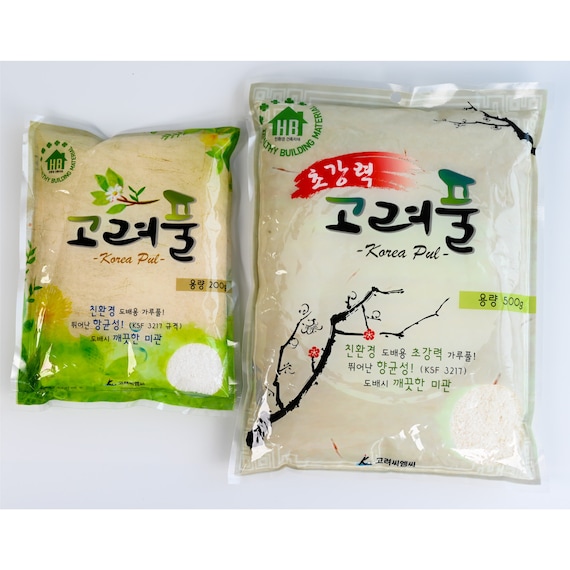 Powder Adhesive Starch Clear Glue for Use with Paper Hanji Wallpaper Card Collage Arts Crafts Multi-purpose Non-toxic Acid Free Eco Friendly