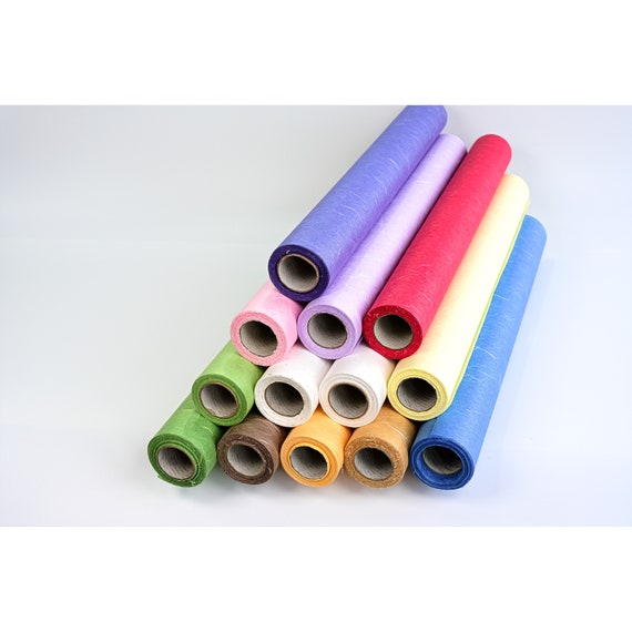 Korean Traditional Paper Hanji Roll Mulberry Inner Bark Natural Fiber Texture UnYong-Ji Roll 54 cm x 20 m (21.3 x 787.4 Inches) 한지