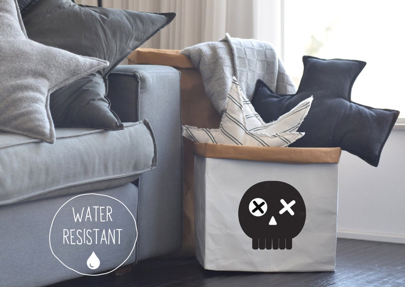 Boys Room Decor Durable Paper Storage Bags Toy Storage Etsy
