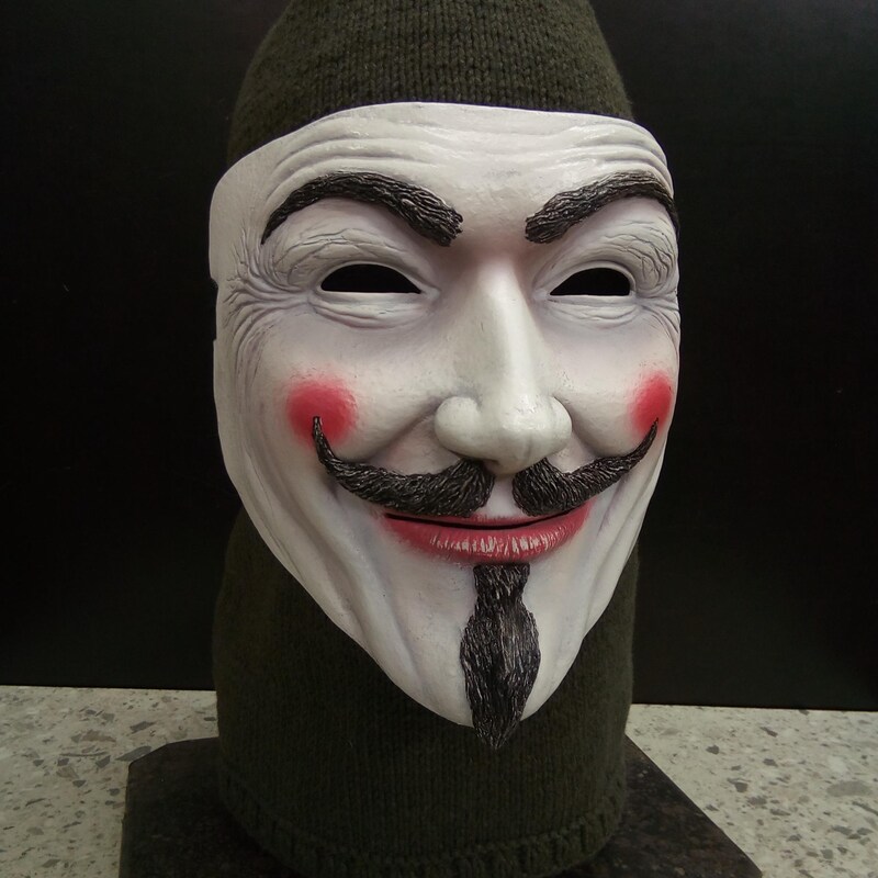 V For Vendetta Mask Etsy