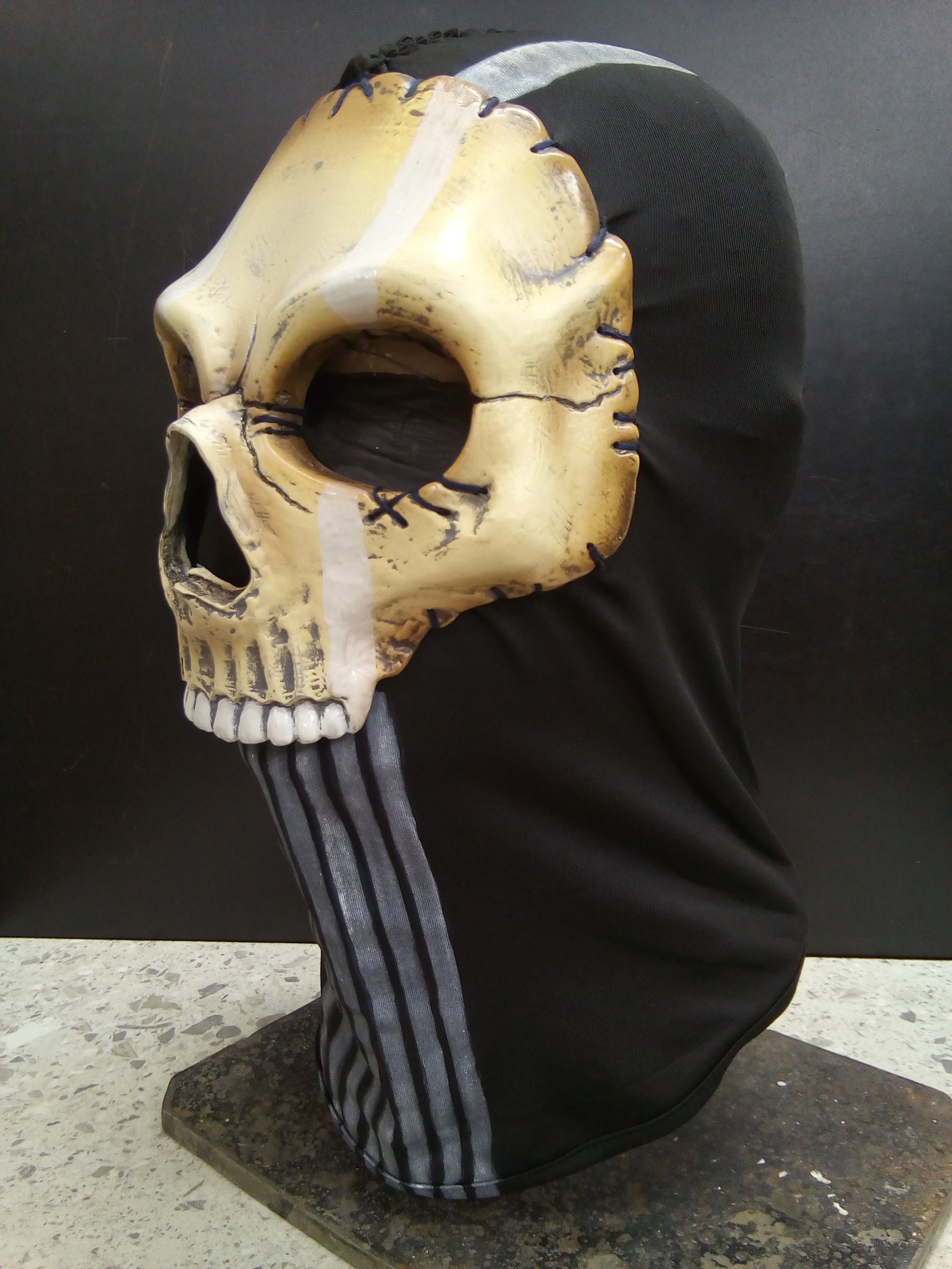 Ghost Mask MW2 Skull Full Face Mask Black Balaclava Ghosts Skull Full Face  Mask