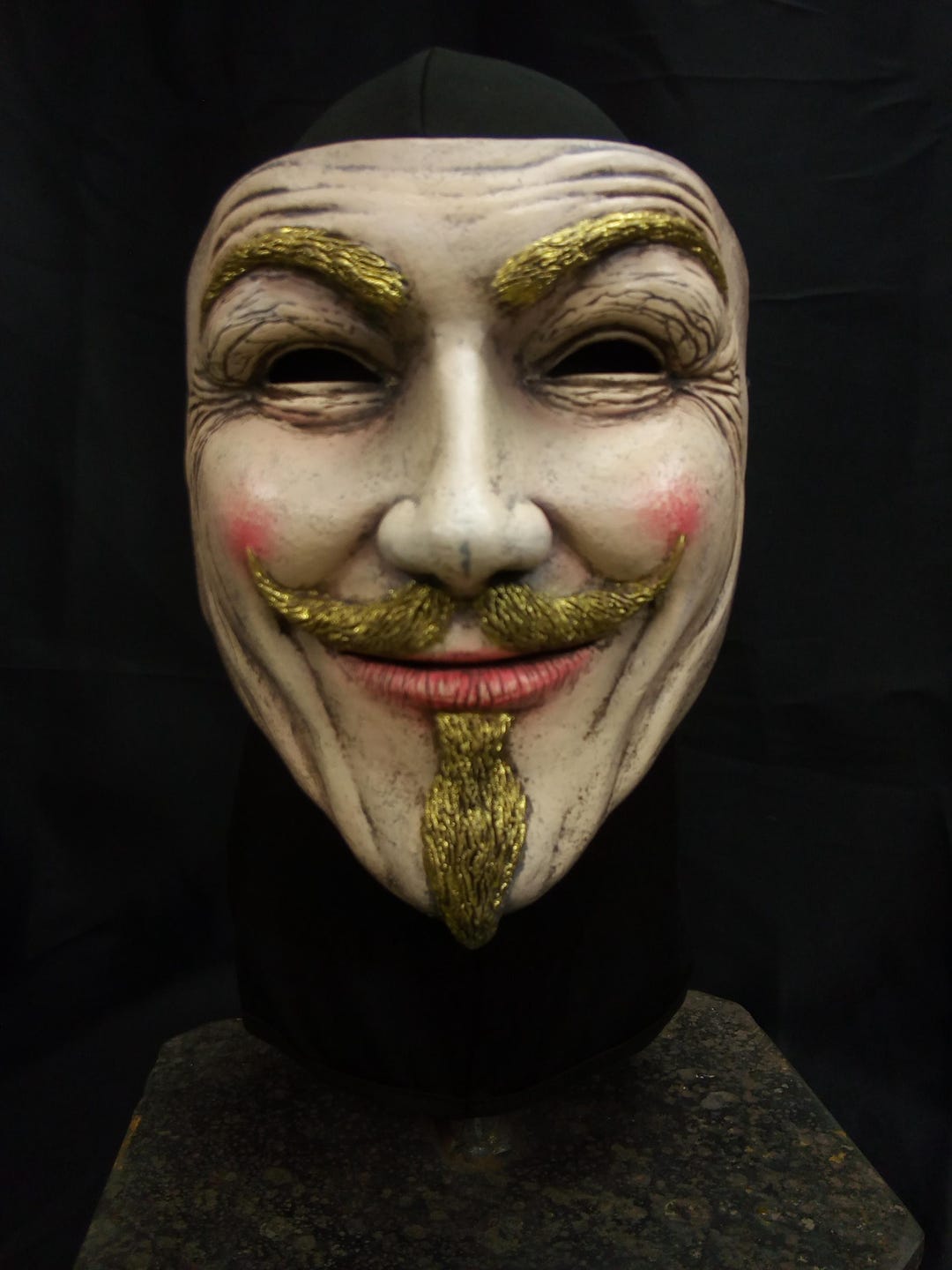 GUY FAWKES商品 Guy Fawkes Mask - Ivory - Etsy