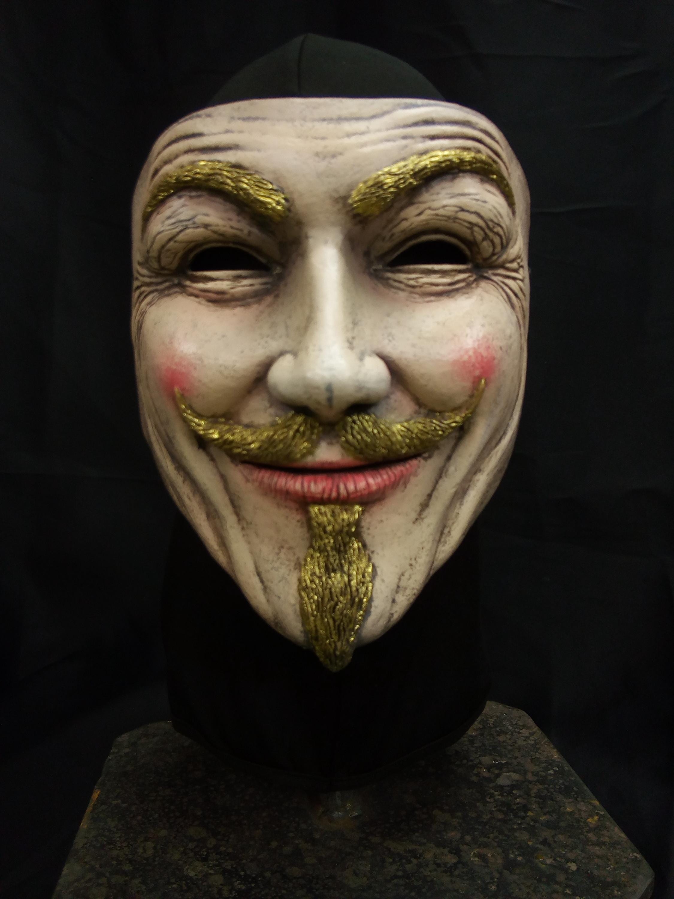GUY FAWKES商品 Guy Fawkes Mask - Ivory - Etsy