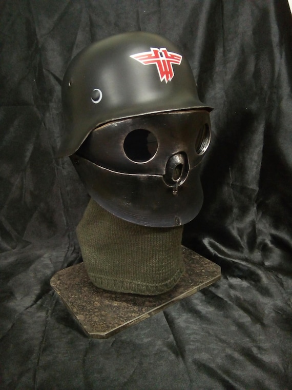 Blackguard Mask+helmet, Wolfenstein II - Etsy Norway