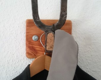 Cloakroom "potato hoe" coathook coathook coat hook antique upcycling