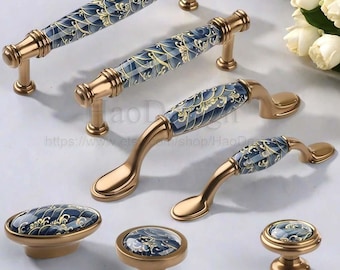 素敵な丸いセラミックノブ カラフルな子供用ワードローブ引き出し