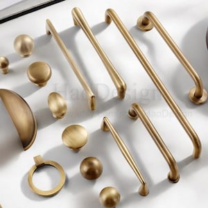 Retro Solid Brass Antiqued bronze Knobs Pulls handles drawer wardrobe door handles cabinet handles Drawer pulls Handles Brass Handles Knobs