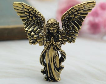 Bronze Sólido Latão Anjo Maçanetas Latão Puxadores Puxadores Puxadores Puxadores de gaveta de latão Puxadores de cômoda Puxadores de porta Puxadores de armário Puxadores Ferragens para armários