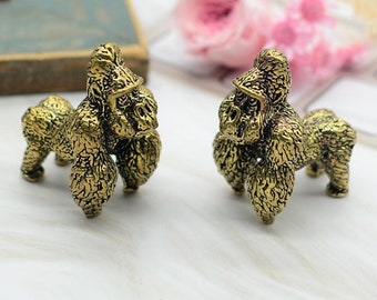 Perillas de bronce macizo Gorilas Manijas de latón Perillas Tiradores Perilla de latón para cajón Tiradores de tocador Perillas para puertas Tiradores para gabinetes Manija Herrajes para gabinetes