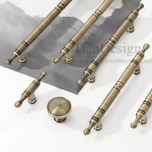 Retro Solid Brass Antiqued bronze Knobs Pulls handles drawer wardrobe door handles cabinet handles Drawer pulls Handles Brass Handles Knobs