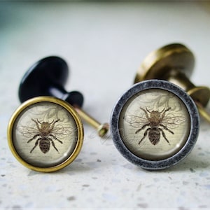 Unique Bee Cabochon Knob,Dresser Drawer Knob,Furniture Cabinet Knobs, Drawer handle Pull, Furniture Knobs,Dresser Knob pull,Cabinet Knob