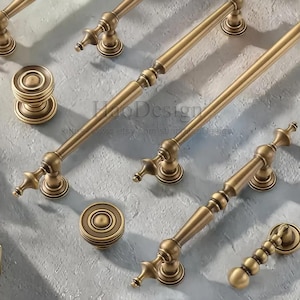 Retro Solid Brass Antiqued bronze Knobs Pulls handles drawer wardrobe door handles cabinet handles Drawer pulls Handles Brass Handles Knobs