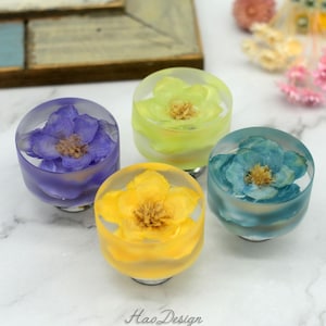 Floral knobs for dresser,Furniture Handles for girl room,Flower knobs,Cabinet knobs,Dresser knobs,Round floral Pulls,Furniture Hardware