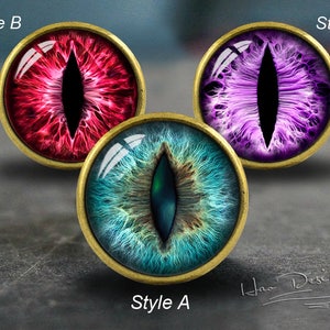 Dragon Eye -- Drawer knobs/ Handmade Bronze Dresser knobs cabinet Dresser Knobs pull / Dresser Pull / Cabinet Knobs / Furniture Knobs