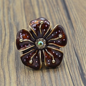 Unique Flower Knob Dresser Knobs Cabinet handles Cabinet Knobs drawer knob Dresser handle Cabinet Pulls DIY Pulls Handles Furniture Hardware