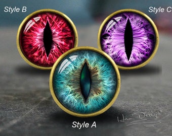 Dragon Eye -- Drawer knobs/ Handmade Bronze Dresser knobs cabinet Dresser Knobs pull / Dresser Pull / Cabinet Knobs / Furniture Knobs