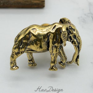 Bronze Solid Brass Elephant knobs Brass Handles knob pulls brass drawer knob Dresser pulls door Knobs Cabinet Pulls Handles Cabinet Hardware