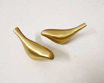 Brass Bird Knobs,Kitchen Cabinet Knobs,Brass Drawer Knob,Drawer Pulls,Brass Knobs,Dresser Handles,wardrobe Knobs,Furniture Hardware H104