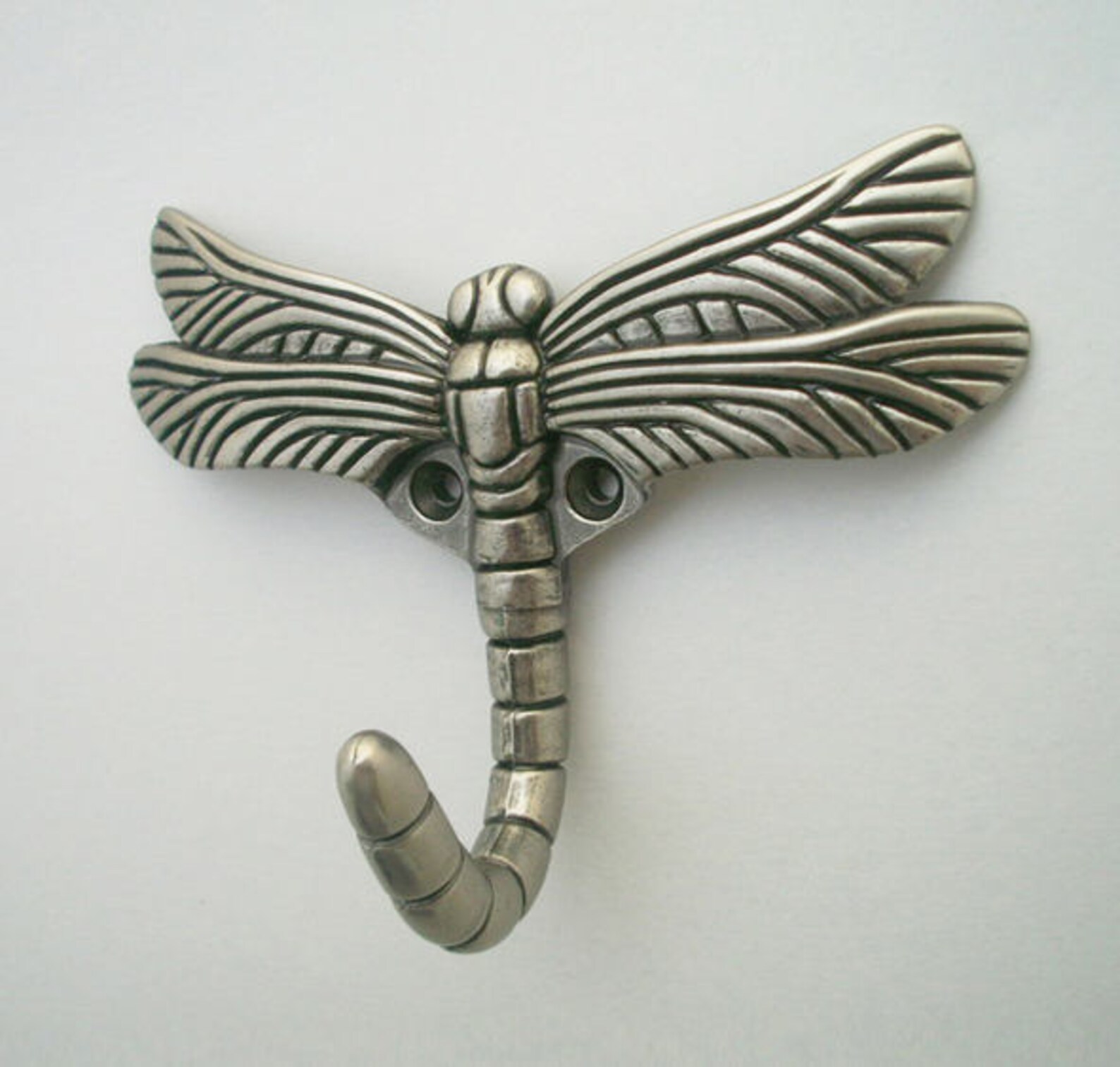 Dragonfly Metal Wall Hook Decorative Hooks Coat Hangers Towel Etsy