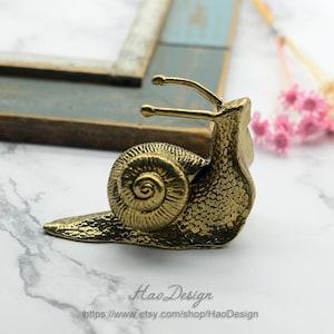 Bronze Solid Brass Snail knobs Brass Handles knobs pulls brass drawer knobs Dresser pulls door Knobs Cabinet Pulls Handles Cabinet Hardware
